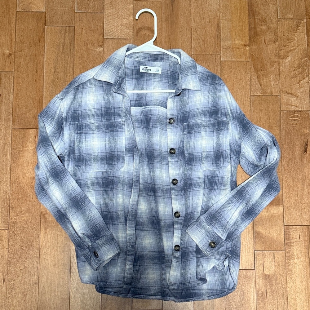 Blue Plaid Shirt
